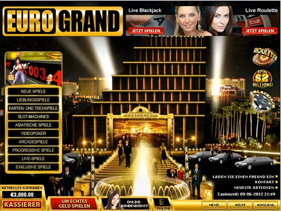 Eurogrand Casino Übersicht für österreichische Spieler 2026